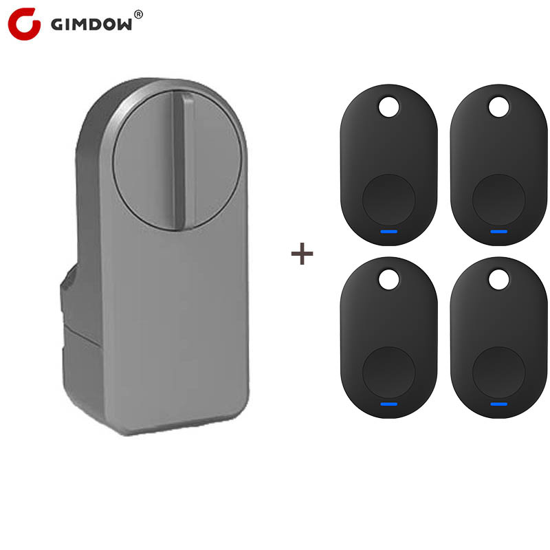 Home Security Gate - GIMDOW-Elétrico, Hotel, Apartamento, Porta Inteligente Tuya