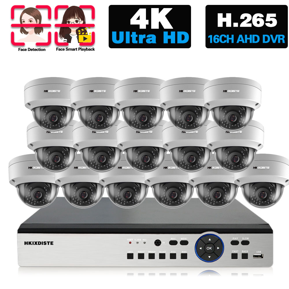 Home Security And Cameras - Kit de Vigilância por Vídeo com