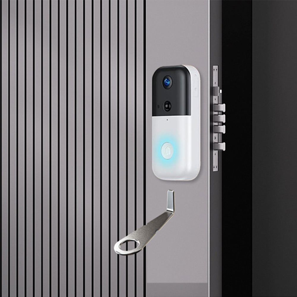 Home Security Doorbell Camera - Chave de Aço Inoxidável para Campainha