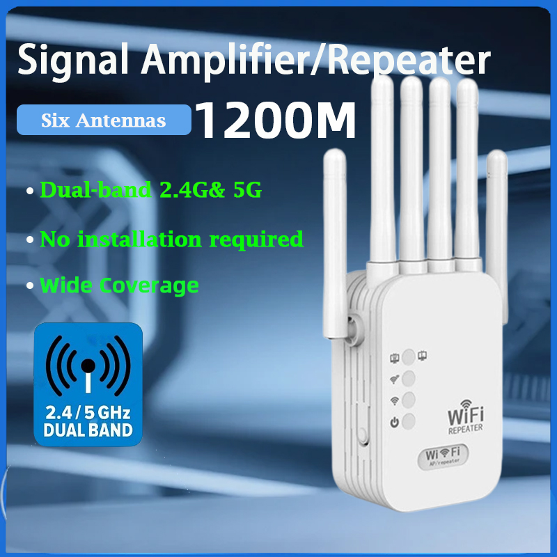 Home Security Services - Repetidor WiFi Sem Fio KATORD 1200Mbps,