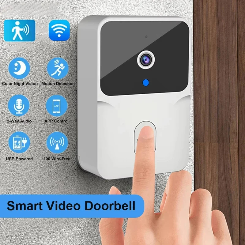 Home Security Doorbell Camera - Campainha de Vídeo WiFi Inteligente para