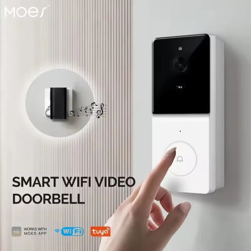 Home Security Doorbell Camera - Câmera de Vídeo para Porta Moes