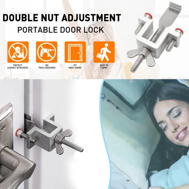 Home Security Tapo - Fechadura de porta portátil para viagem,