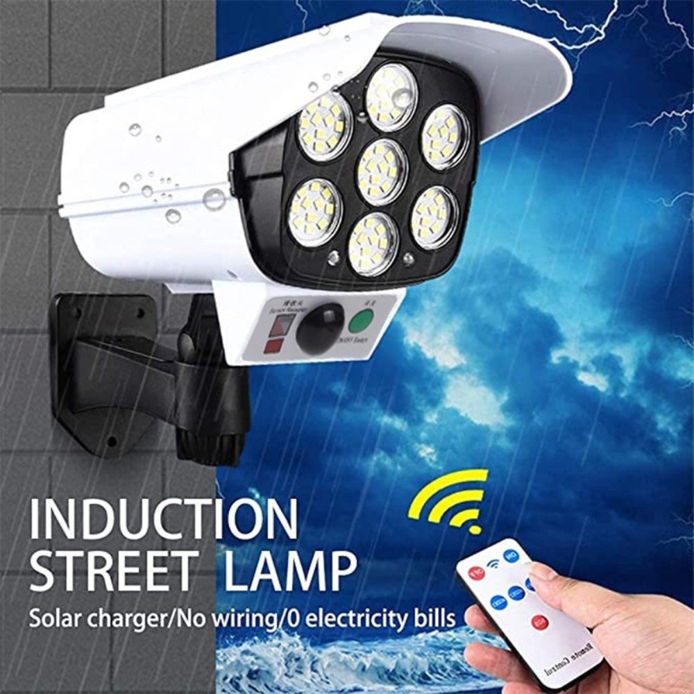 Fake Camera Dummy - Luz Solar à Prova d'Água com