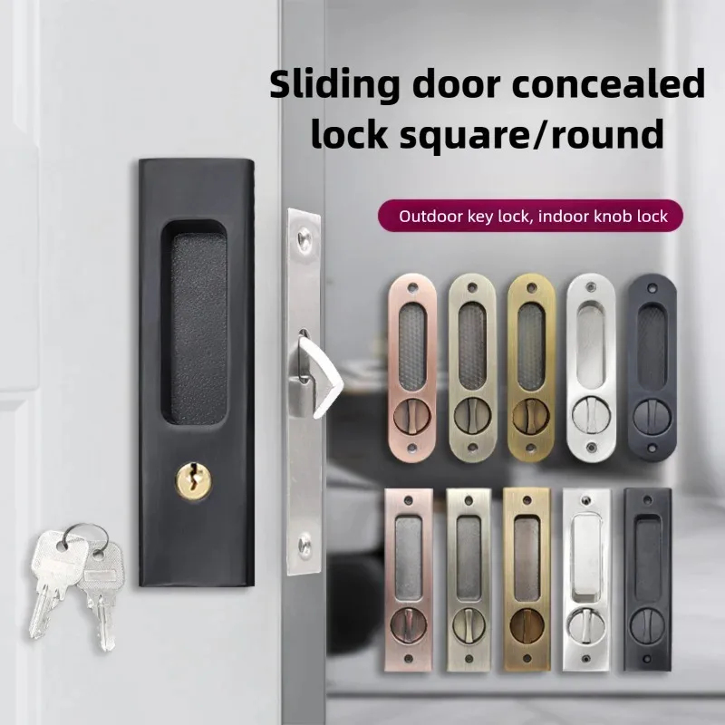 Home Security Door Lock - Fechadura da porta deslizante fechadura da