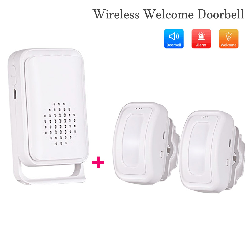 Home Security Upgrades - Bem-vindo campainha sem fio com sensor