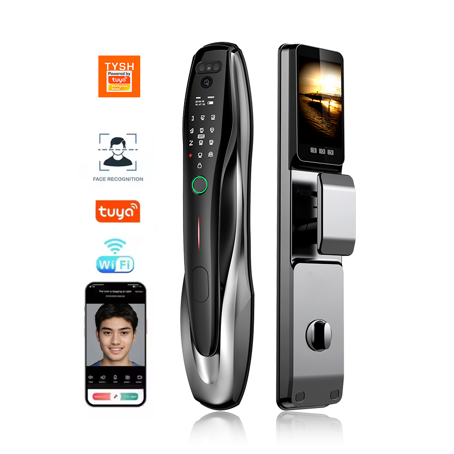 Home Security Doorbell Camera - Tysh tuya segurança impressão digital cartão