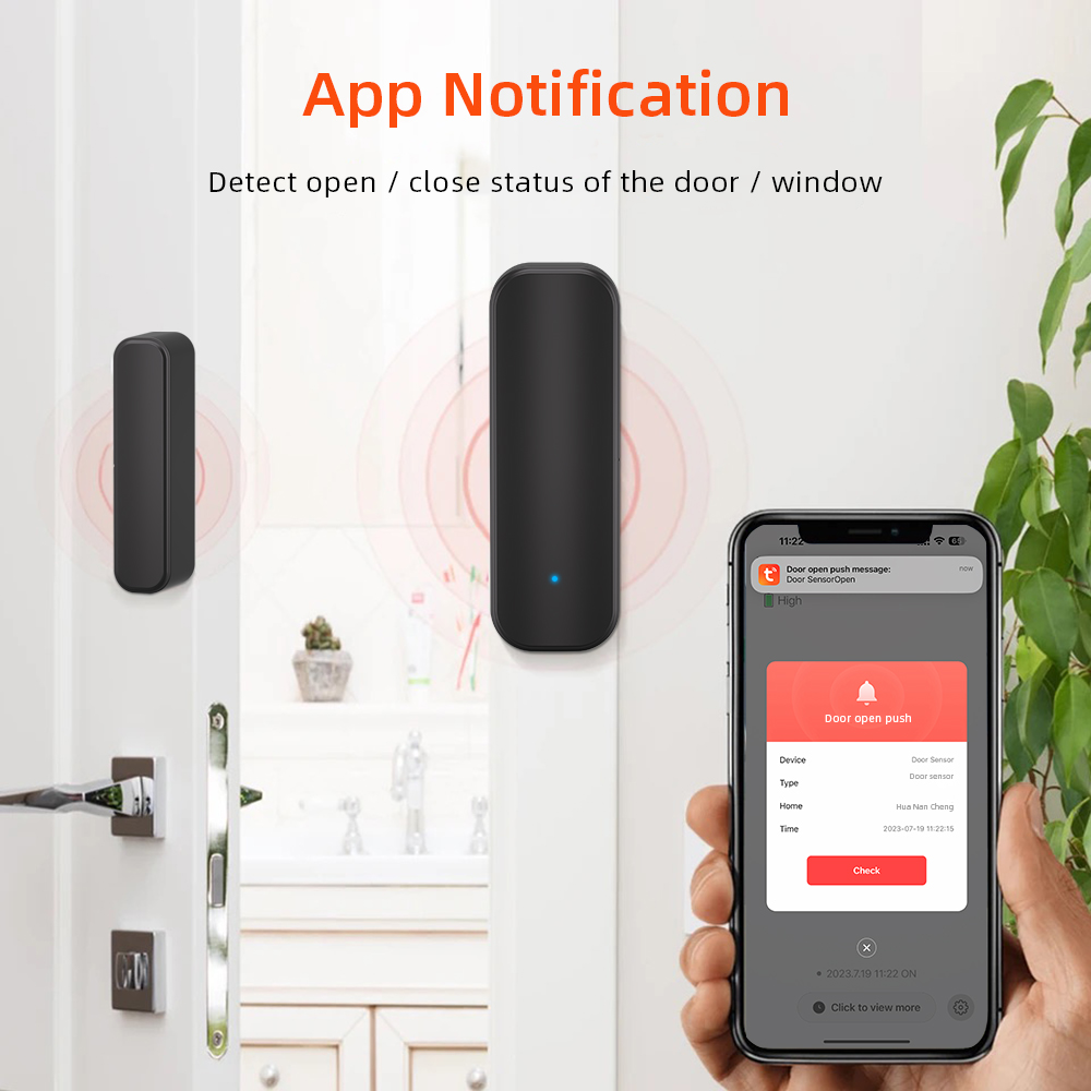 Tuya-Sensor ZigBee de Porta e  - Home Security Gate avaliação e preço