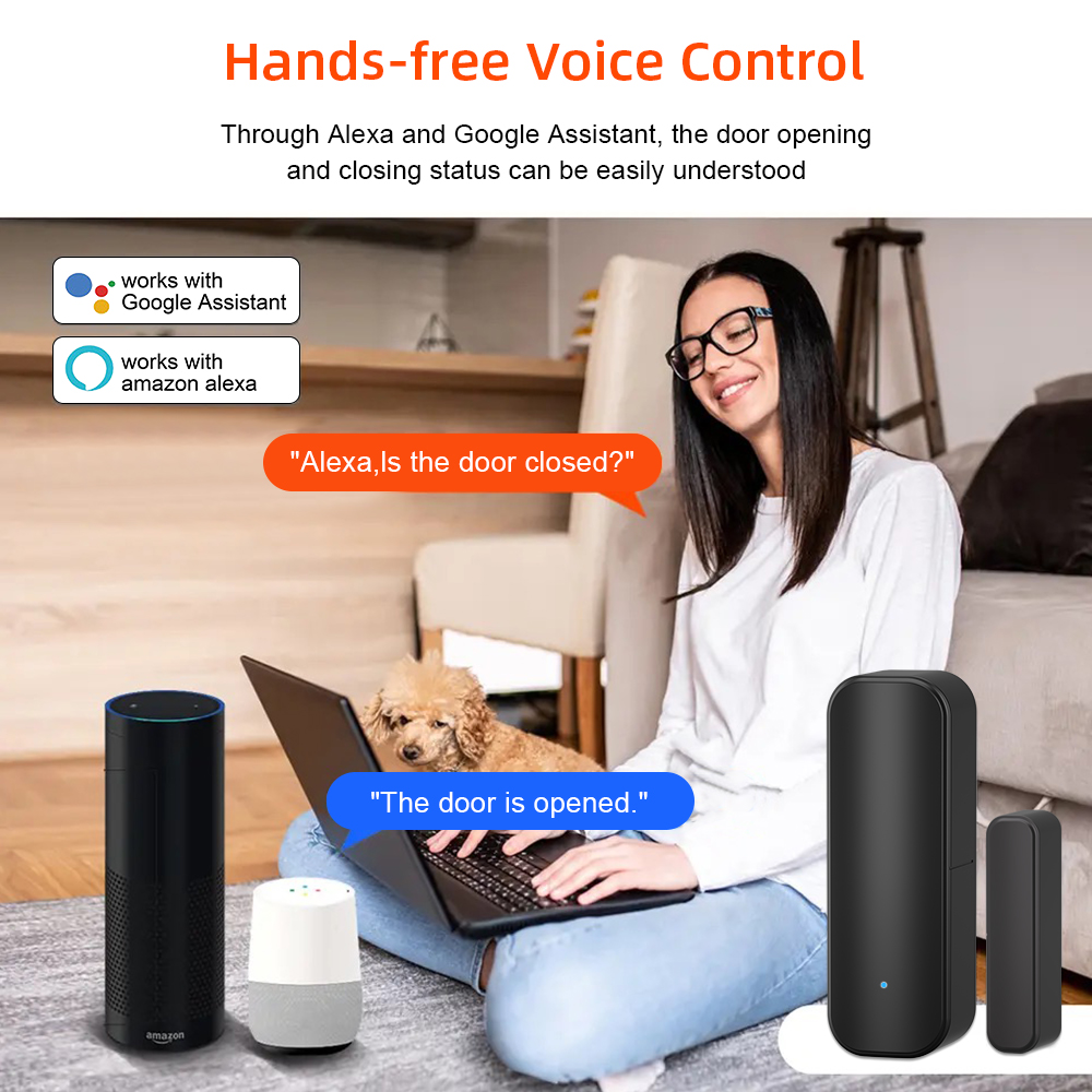 Tuya-Sensor ZigBee de Porta e  - Home Security Gate avaliação e preço