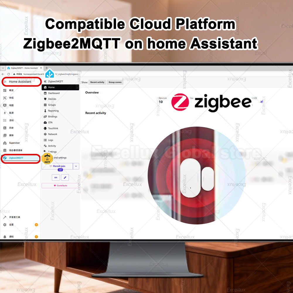 Zigbee 3.0 sensor de janela de - Home Security Tools avaliação e preço