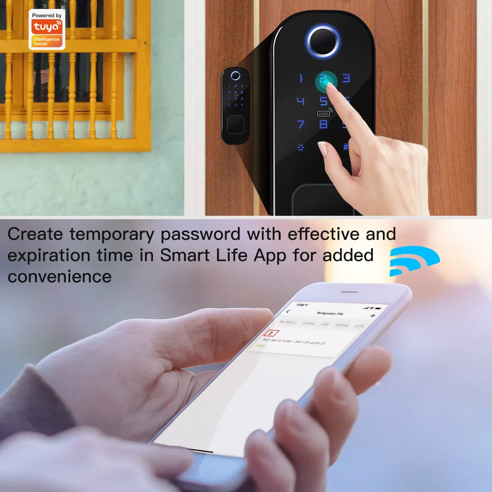 MOES-Smart Digital Door Lock c - Home Security Door Lock avaliação e preço