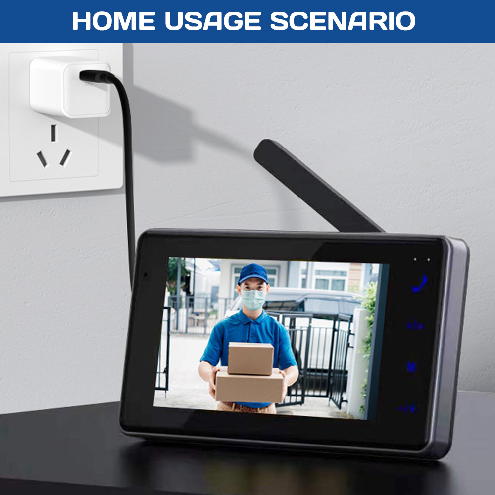 Interfone Visual Sem Fio com T - Home Security Doorbell Camera avaliação e preço
