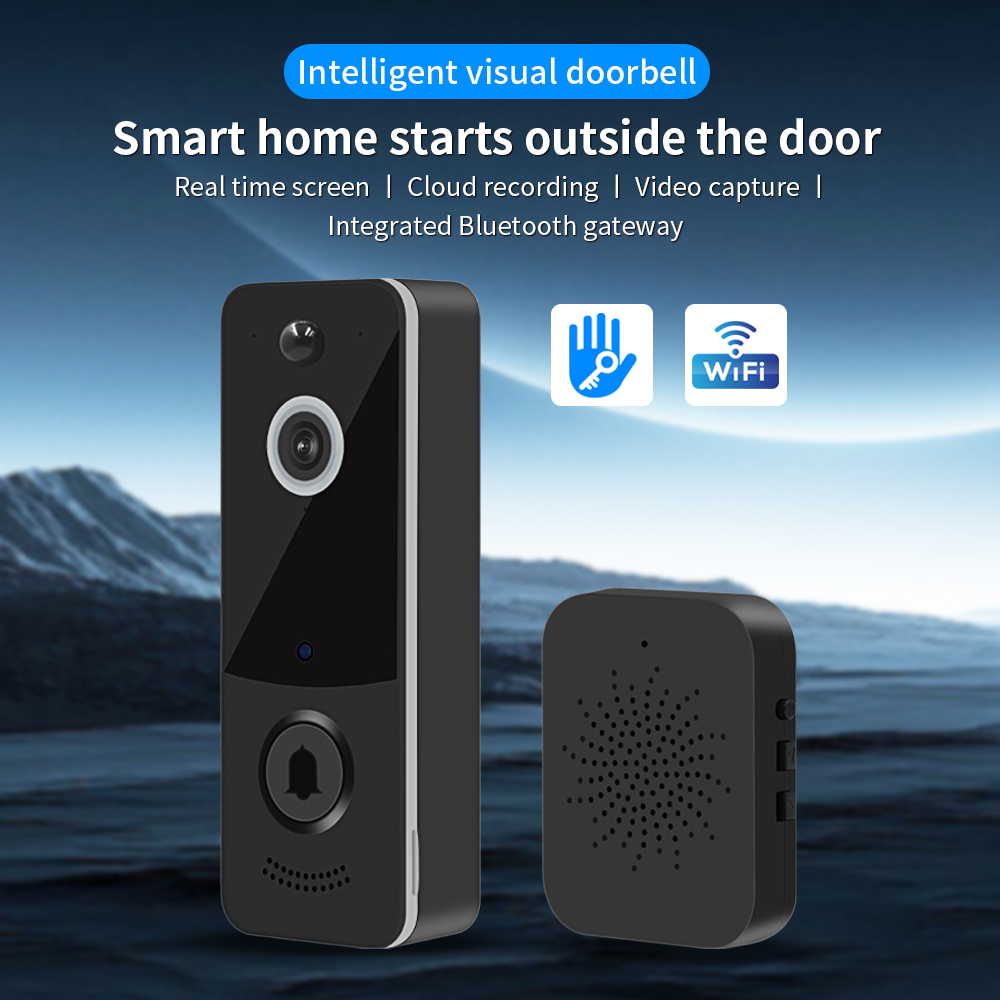 Campainha de vídeo wi-fi 1080p - Home Security Doorbell Camera avaliação e preço