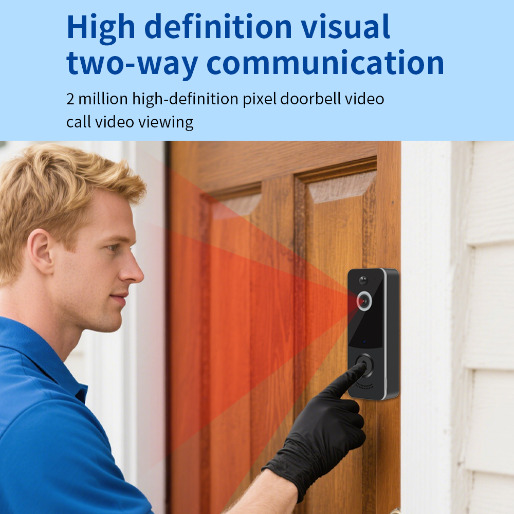Campainha de vídeo wi-fi 1080p - Home Security Doorbell Camera avaliação e preço