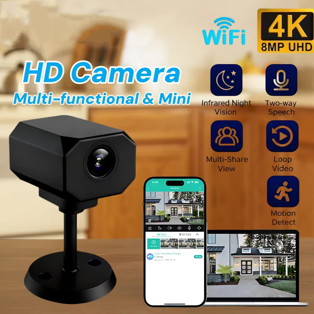 Câmera de segurança wi-fi 4k h - Home Security And Cameras avaliação e preço