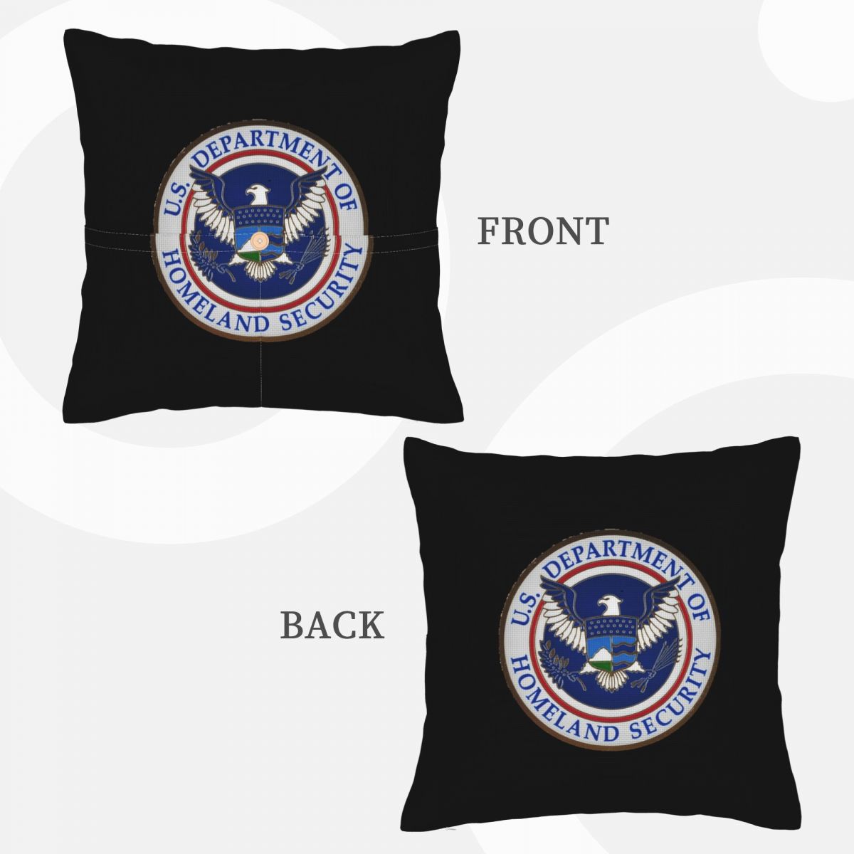 DHS - Capa de almofada quadrad - Home Security Department Us avaliação e preço