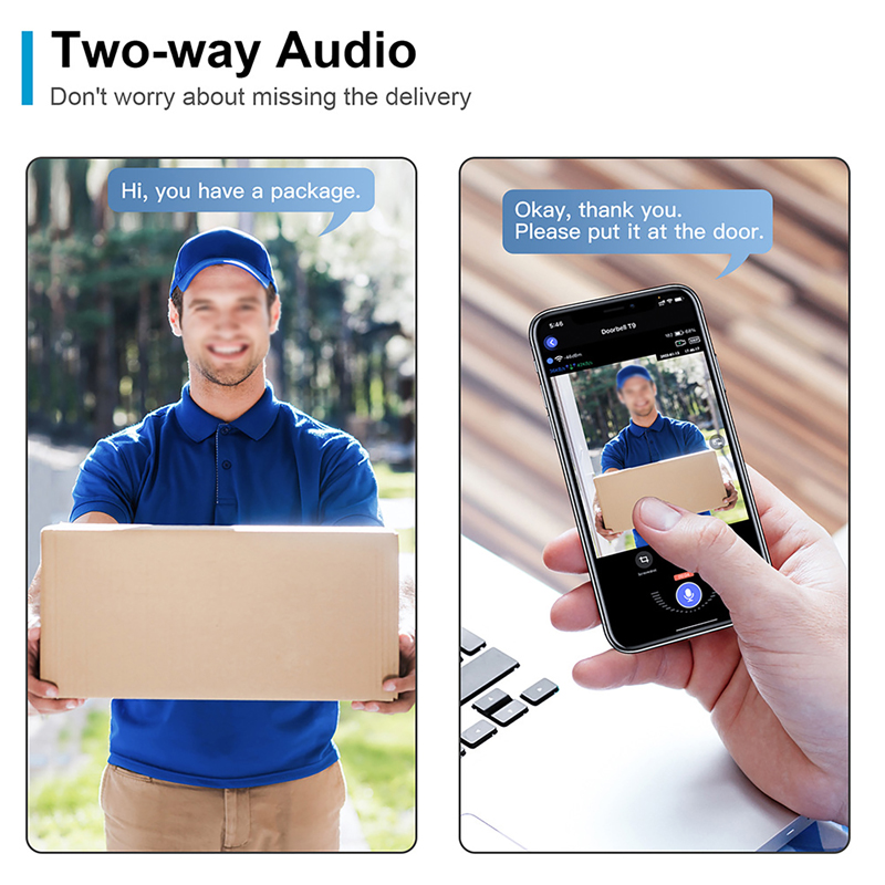Wi fi inteligente vídeo campai - Home Security Doorbell Camera avaliação e preço