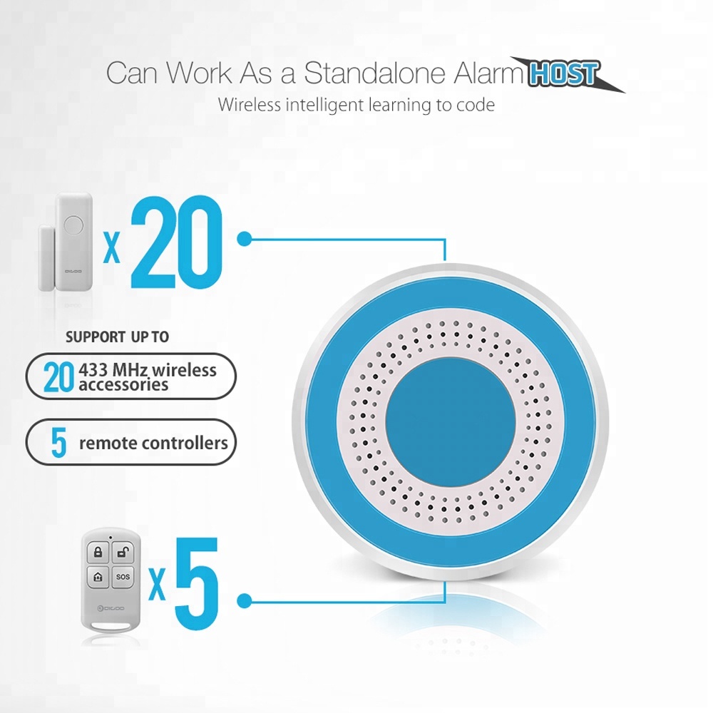 Alarme de sirene sem fio inter - Home Security Company avaliação e preço