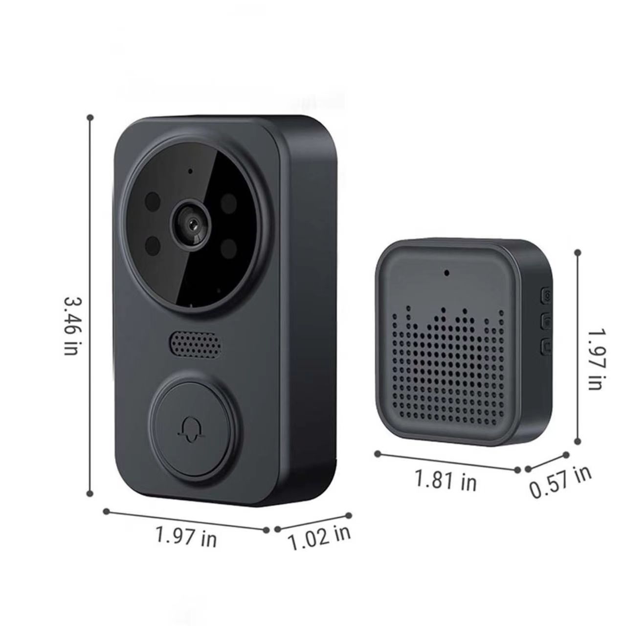 Campainha Inteligente Tuya WIF - Home Security Doorbell Camera avaliação e preço