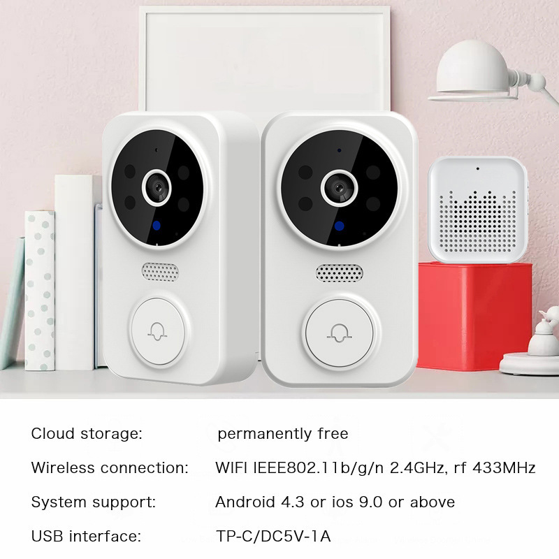 Campainha Inteligente Tuya WIF - Home Security Doorbell Camera avaliação e preço