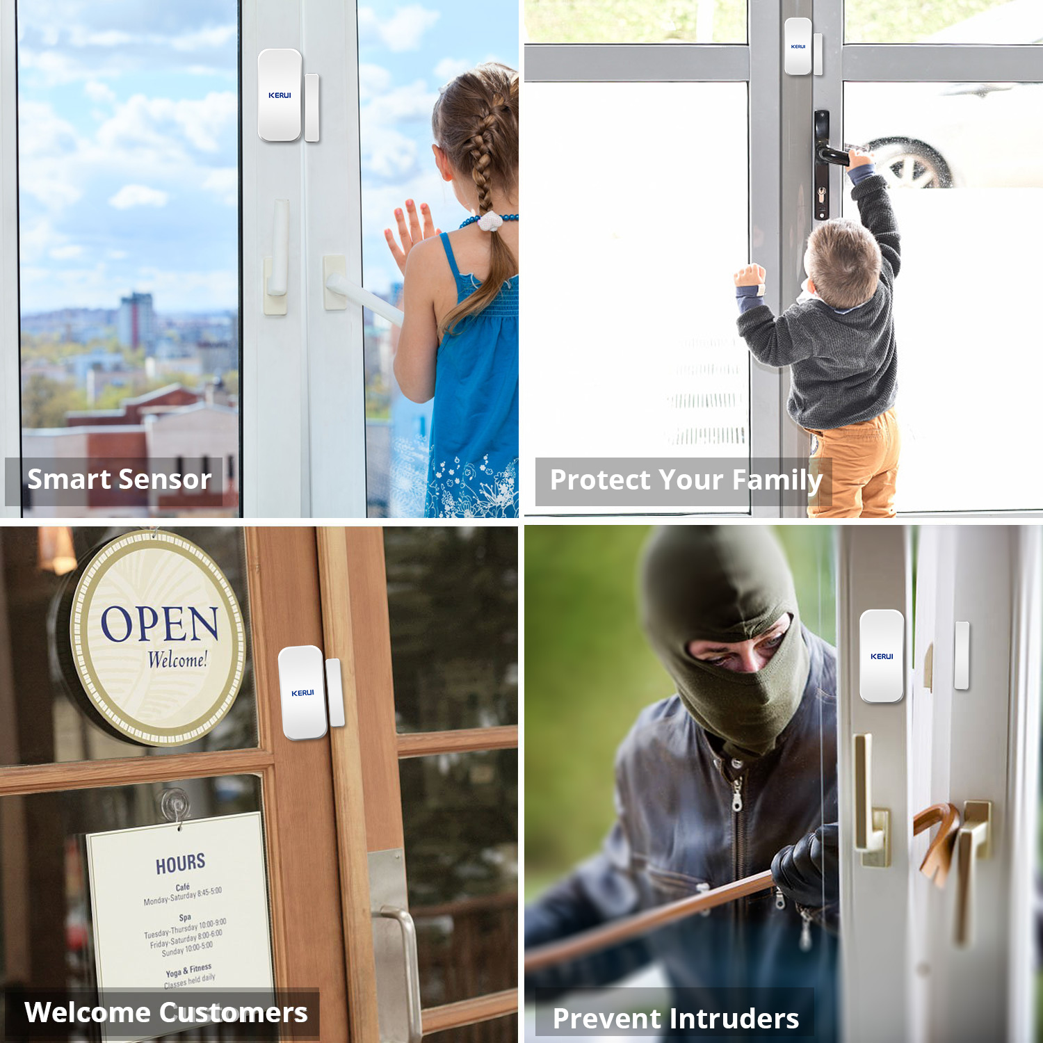 Sensor Magnético Sem Fio KERUI - Home Security Company avaliação e preço