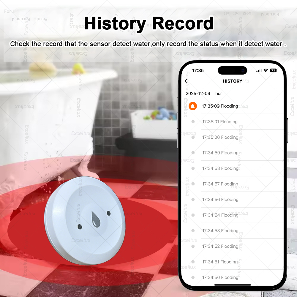 Zigbee detector de água sensor - Home Security Tools avaliação e preço