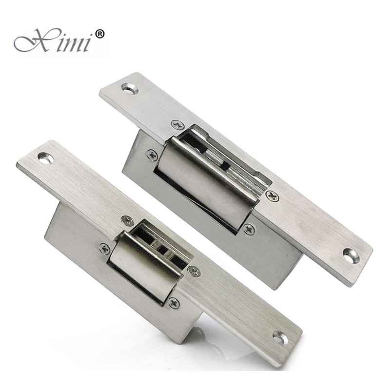 Dc 12v aço inoxidável greve lo - Home Security Door Lock avaliação e preço