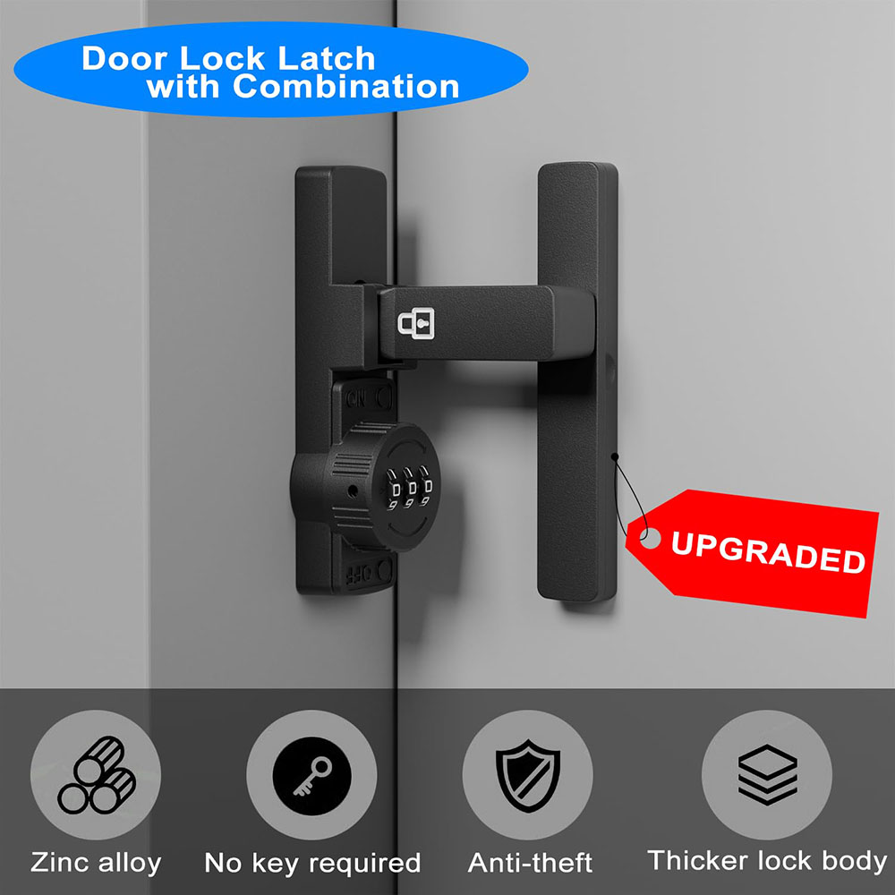Fechadura de porta de celeiro  - Home Security Door Lock avaliação e preço