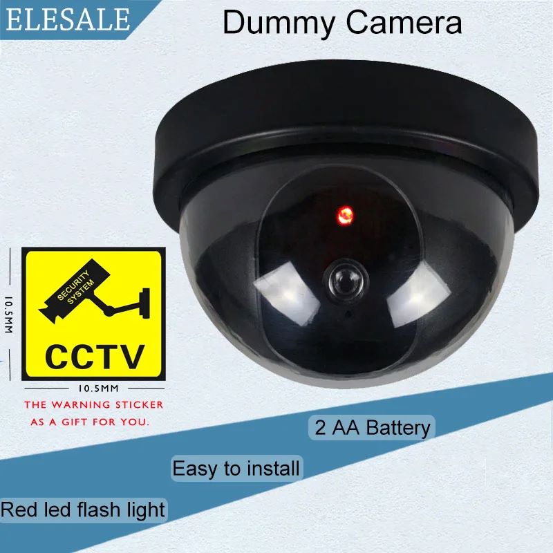 Câmera manequim piscando led c - Fake Camera Dummy avaliação e preço