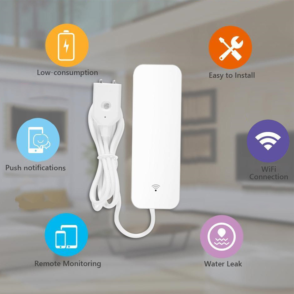 Sensor de vazamento de água wi - Home Security Tools avaliação e preço