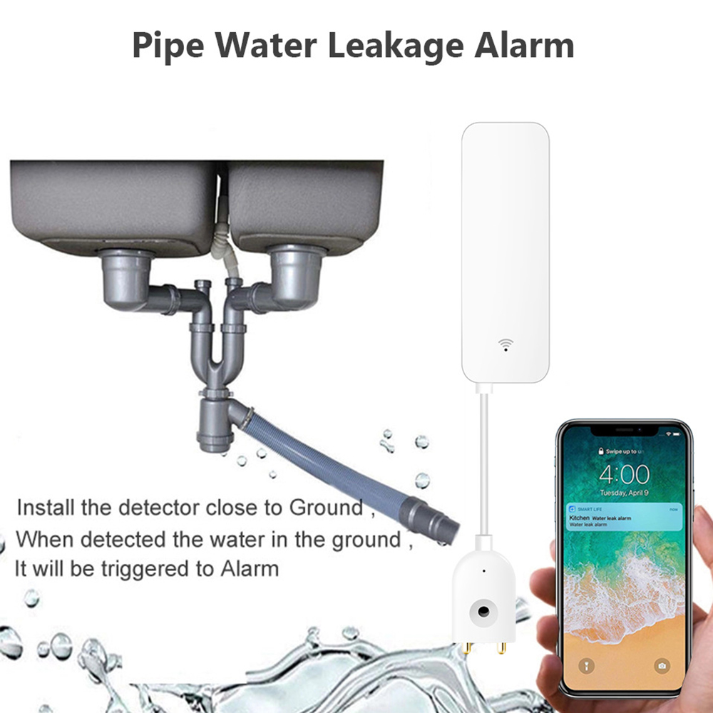 Sensor de vazamento de água wi - Home Security Tools avaliação e preço