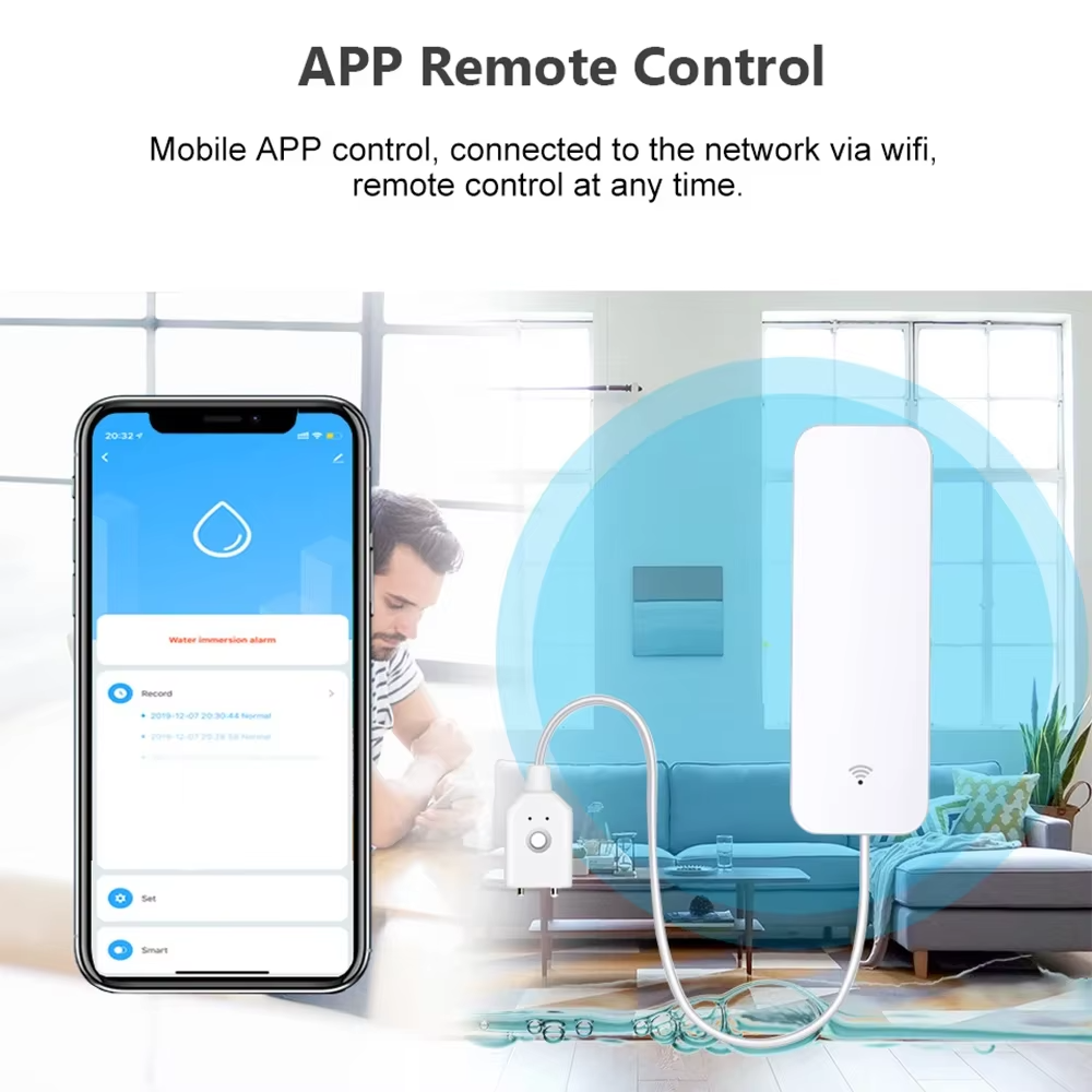 Sensor de Vazamento de Água Zi - Home Security Tools avaliação e preço