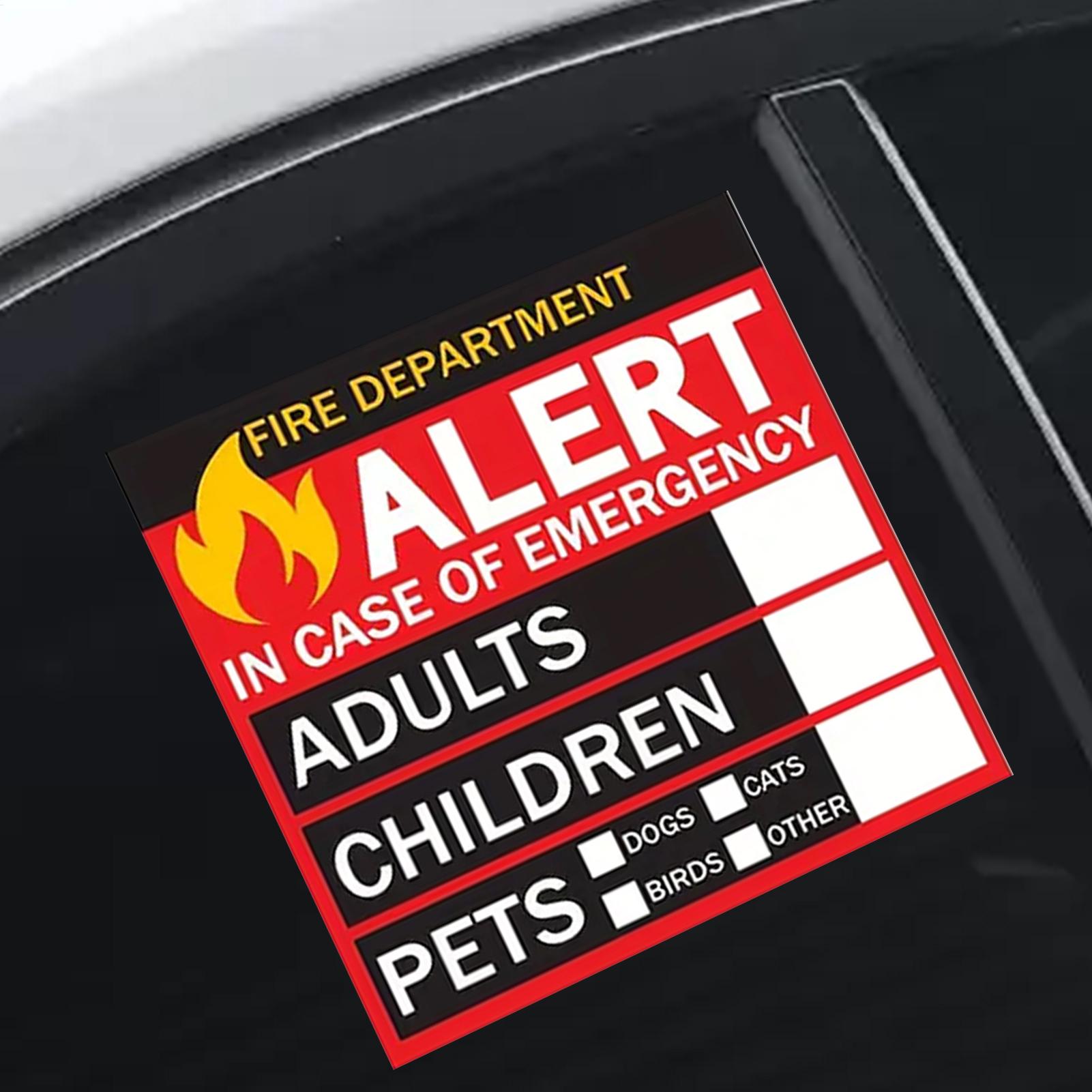 Adesivo de Alerta para Animais - Home Security Department Us avaliação e preço
