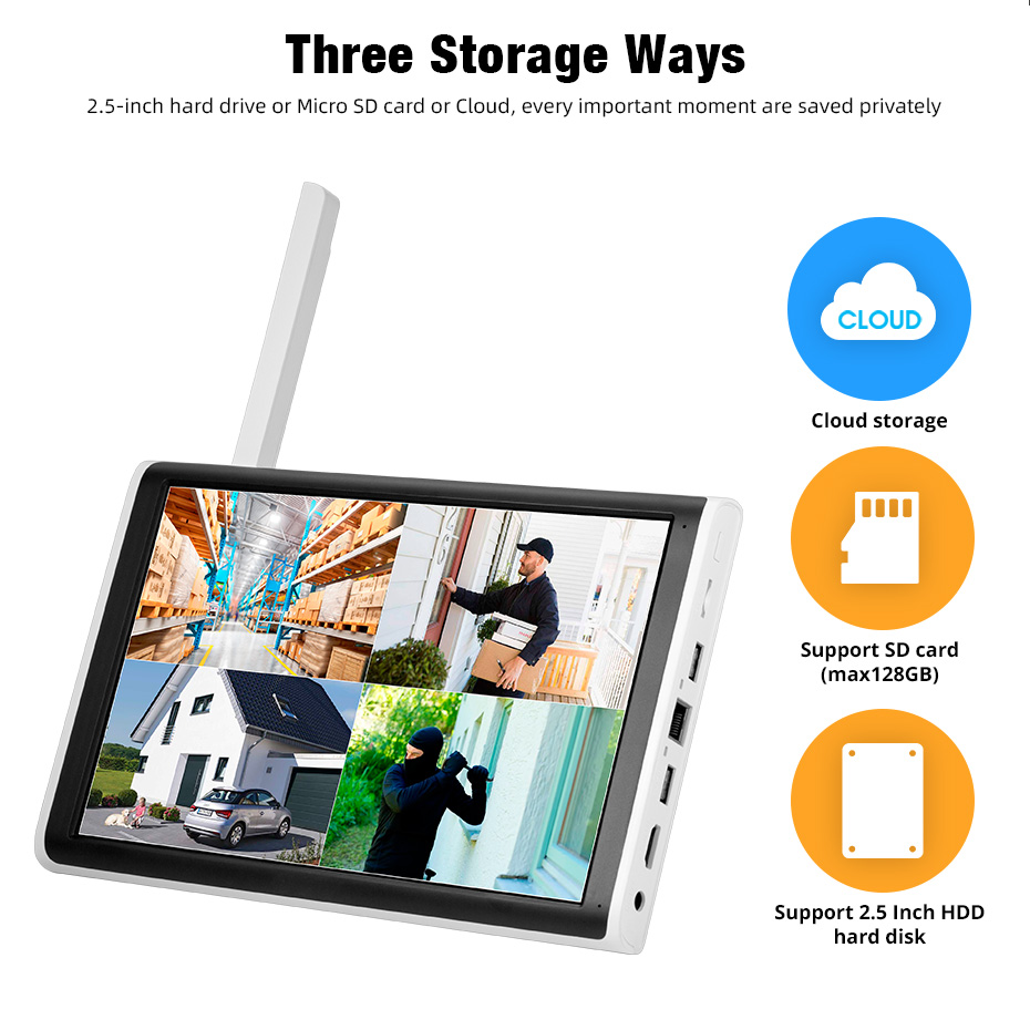 Kerui 2k 3k 4mp 8ch nvr wifi o - Home Security Monitoring avaliação e preço