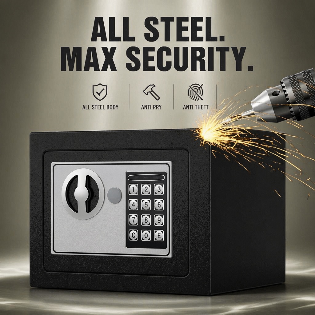 Cofre Eletrônico Digital de Aç - Home Security Services avaliação e preço