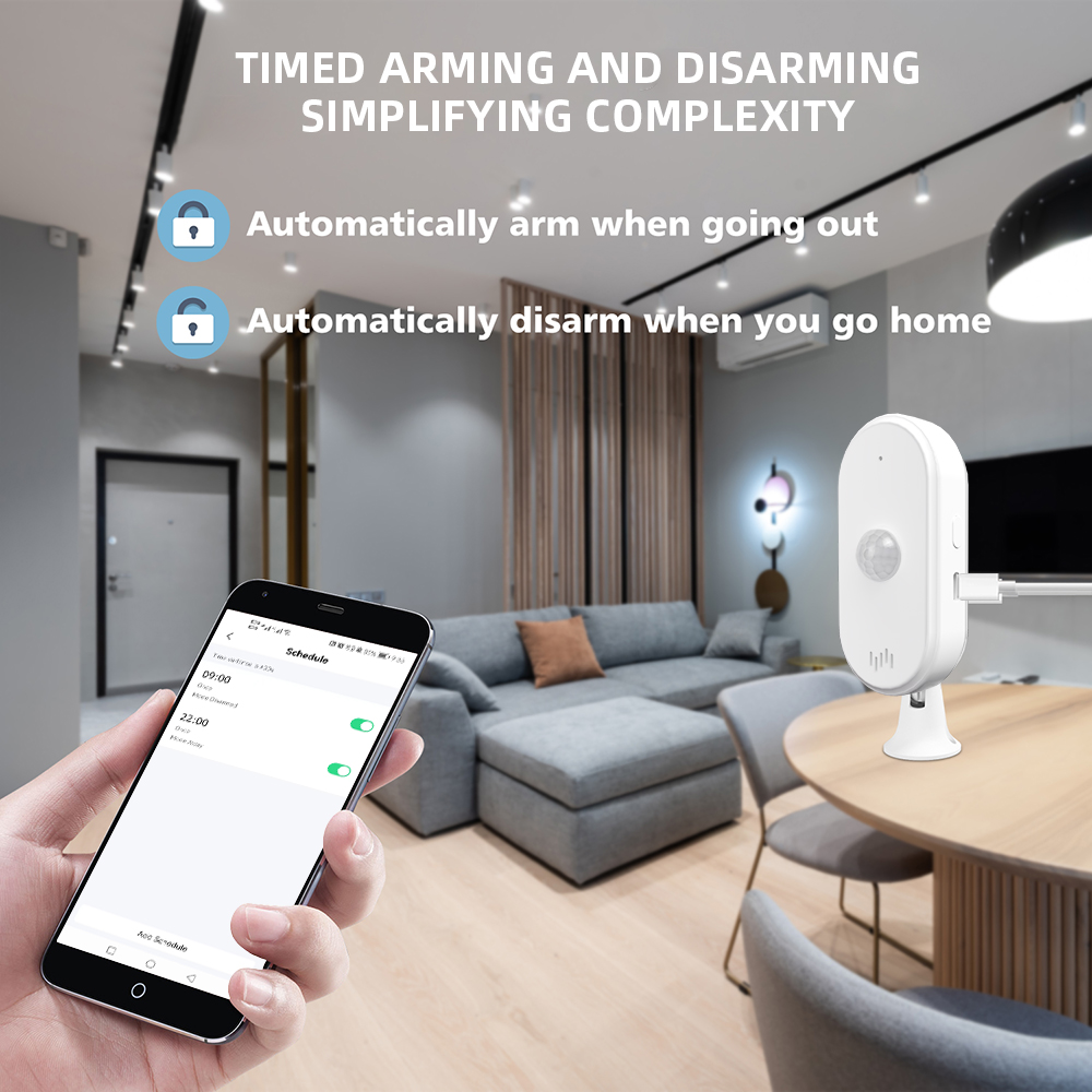 Tuya wifi pir sensor de movime - Home Security Technology avaliação e preço