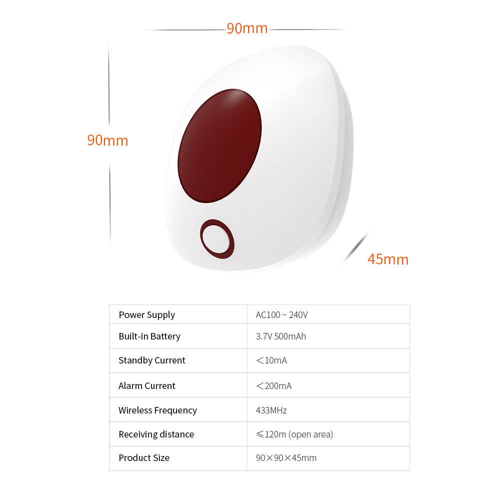 Staniot indoor sirene sem fio  - Home Security Company avaliação e preço