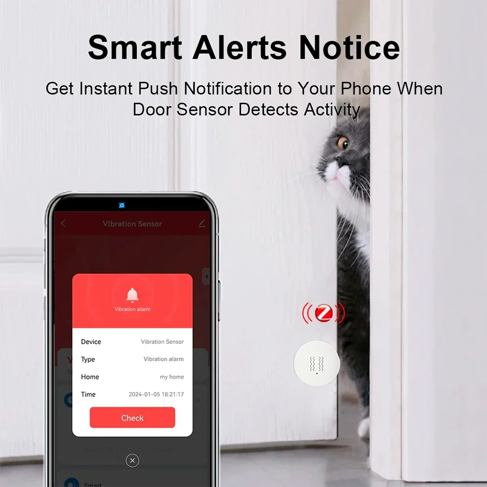 Sensor de Vibração e Inclinaçã - Home Security Monitoring avaliação e preço
