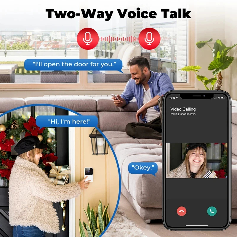 Campainha de Vídeo WiFi Inteli - Home Security Doorbell Camera avaliação e preço