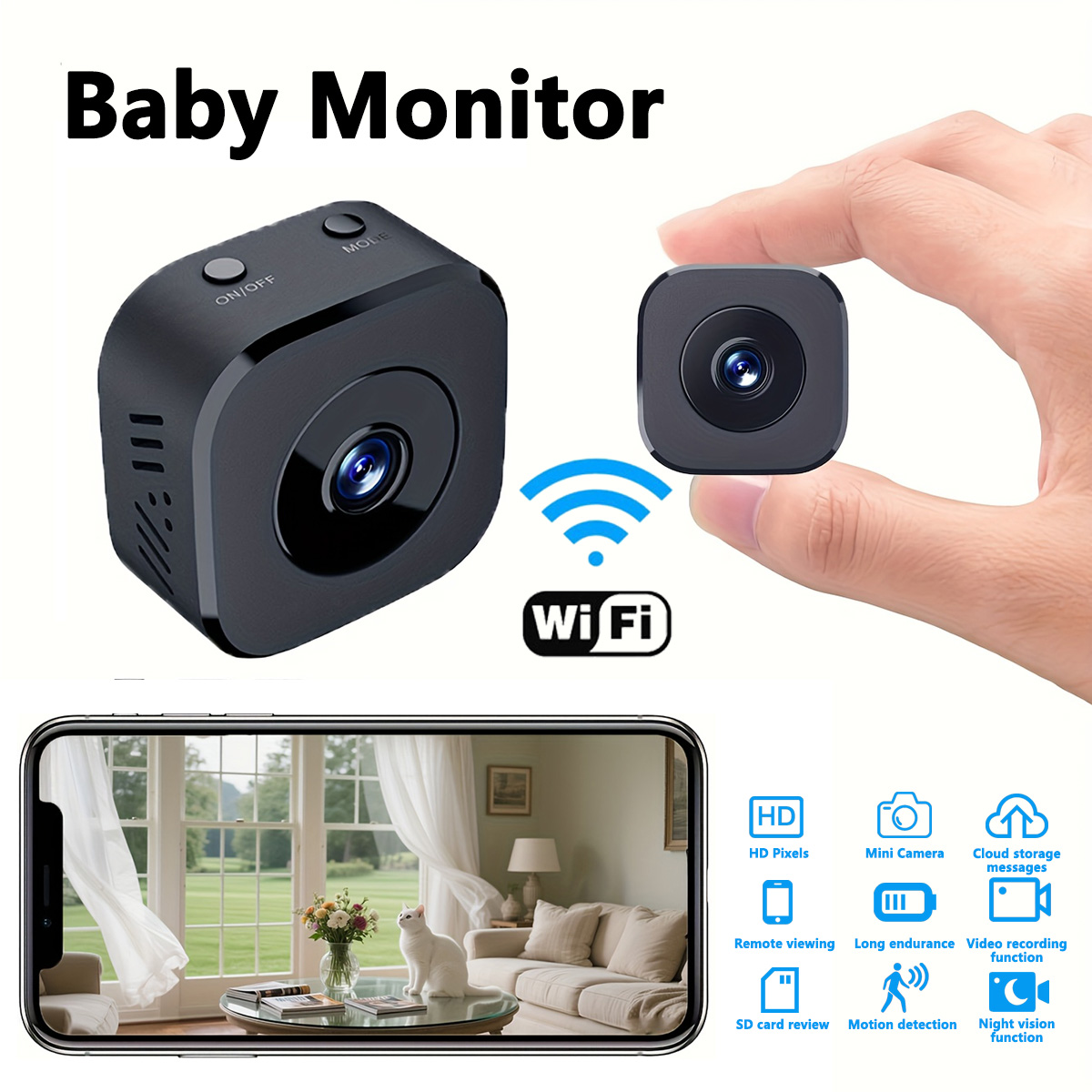 1080p hd mini câmera wi-fi seg - Home Security Monitoring avaliação e preço