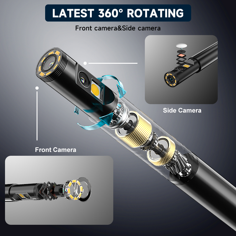 360 °   Boroscópio industrial  - Home Security And Cameras avaliação e preço