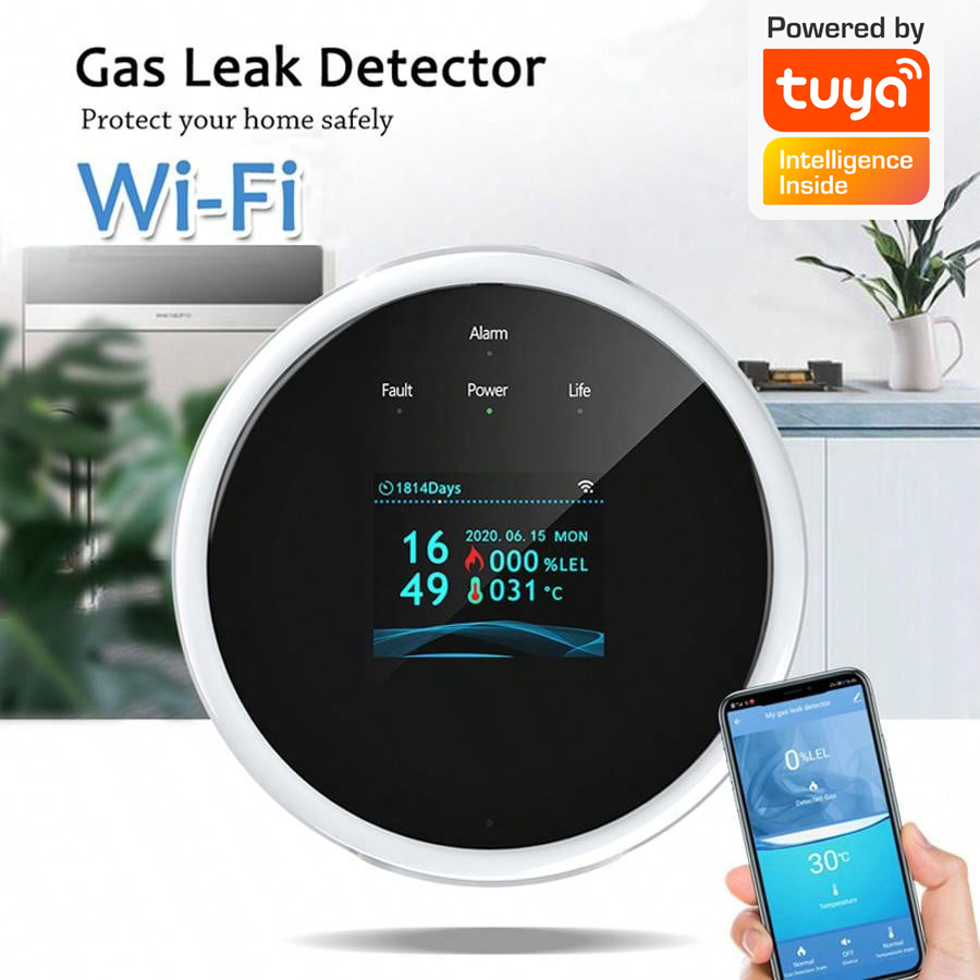 Sensor de Alarme de Gás WiFi 2 - Home Security Tools avaliação e preço