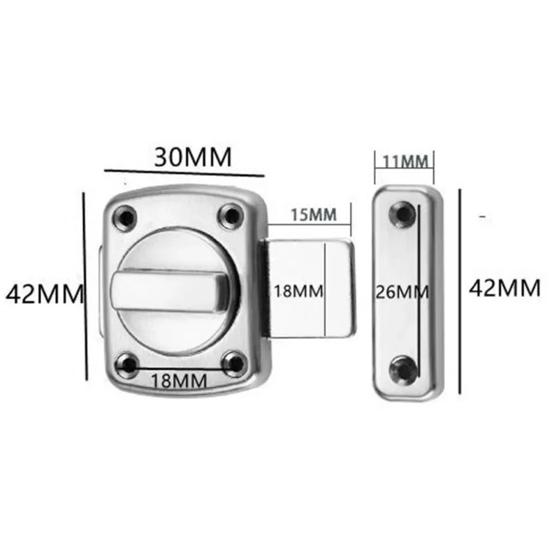 Trava de porta de metal fundid - Home Security Tapo avaliação e preço