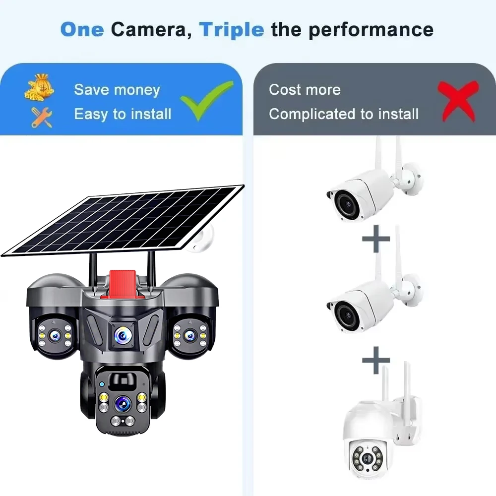 Kerui v380 pro ao ar livre ptz - Home Security Services avaliação e preço