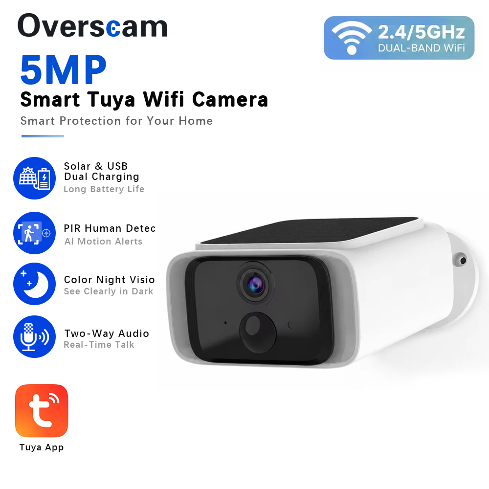 Câmera de Segurança Solar Tuya - Home Security Services avaliação e preço