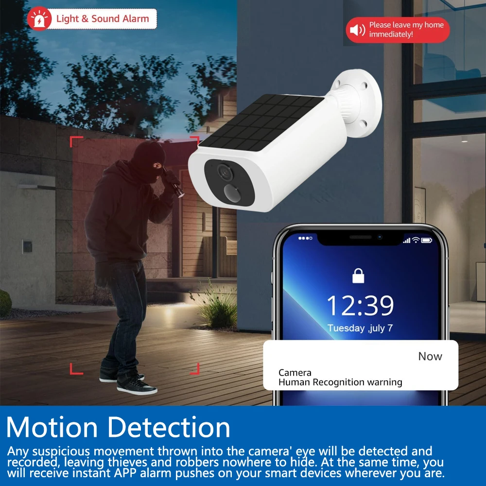 Câmera de Segurança Solar Tuya - Home Security Services avaliação e preço