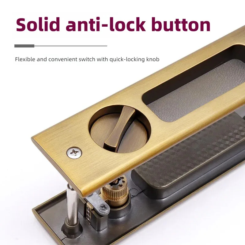 Fechadura da porta deslizante  - Home Security Door Lock avaliação e preço