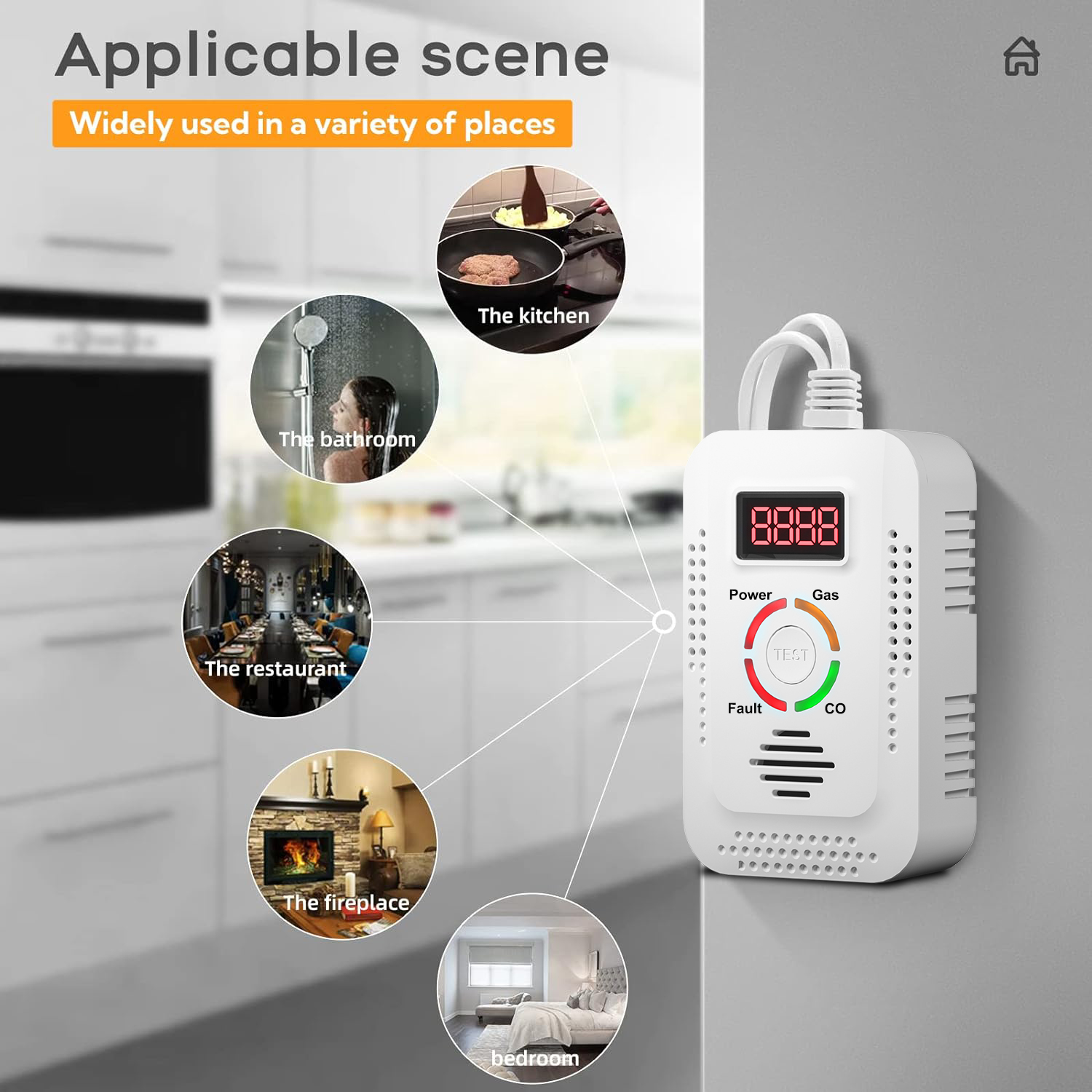 Detector de Gás Natural 2 em 1 - Home Security Tools avaliação e preço
