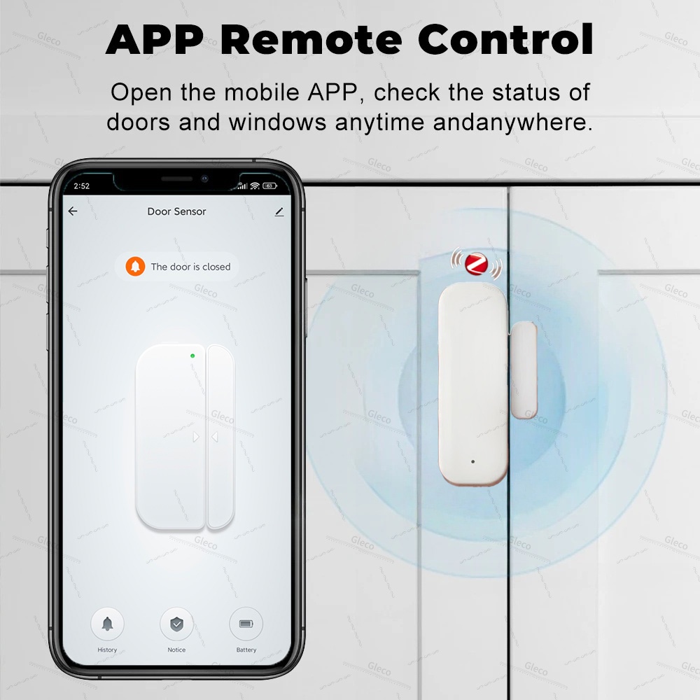 Tuya zigbee porta janela senso - Home Security Technology avaliação e preço