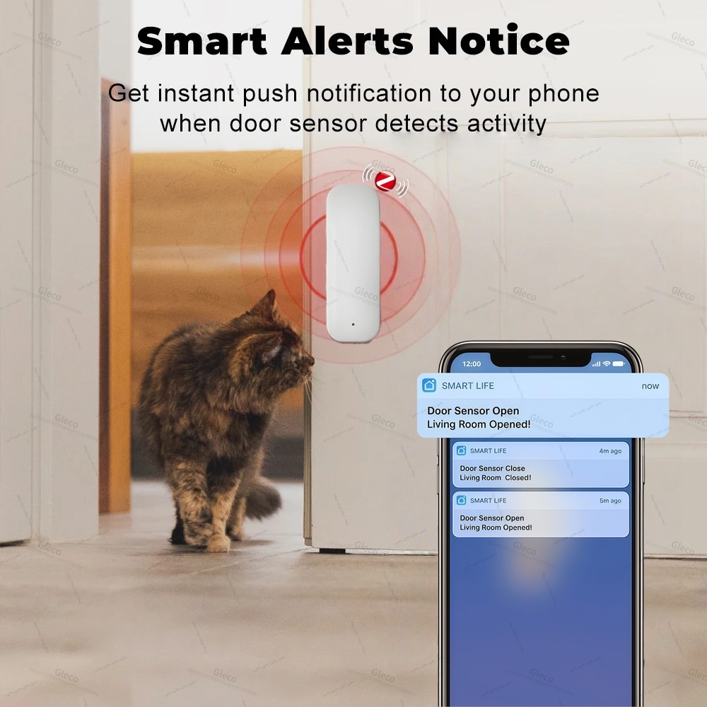 Tuya zigbee porta janela senso - Home Security Technology avaliação e preço